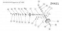 Proxxon 24421 Universal Dividing Table UT 400  Spare Parts